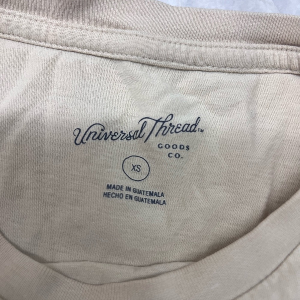 Universal Thread Cream Short Sleeve Tee - Picture 2 of 2